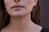 Narrow Linear Hoop Earrings