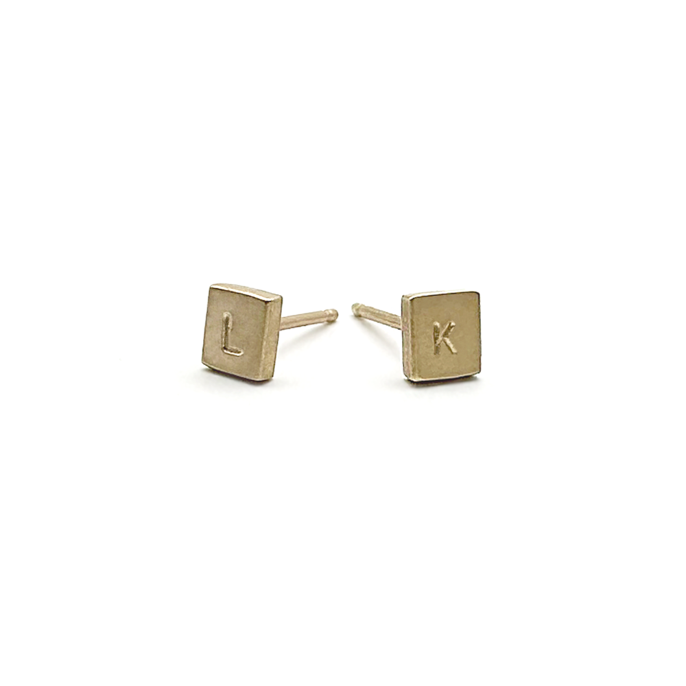 Page Stud Earrings (Customizable)