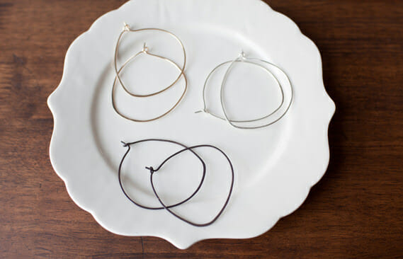 Pull-Through Hoop Earrings (MM) - Colleen Mauer Designs