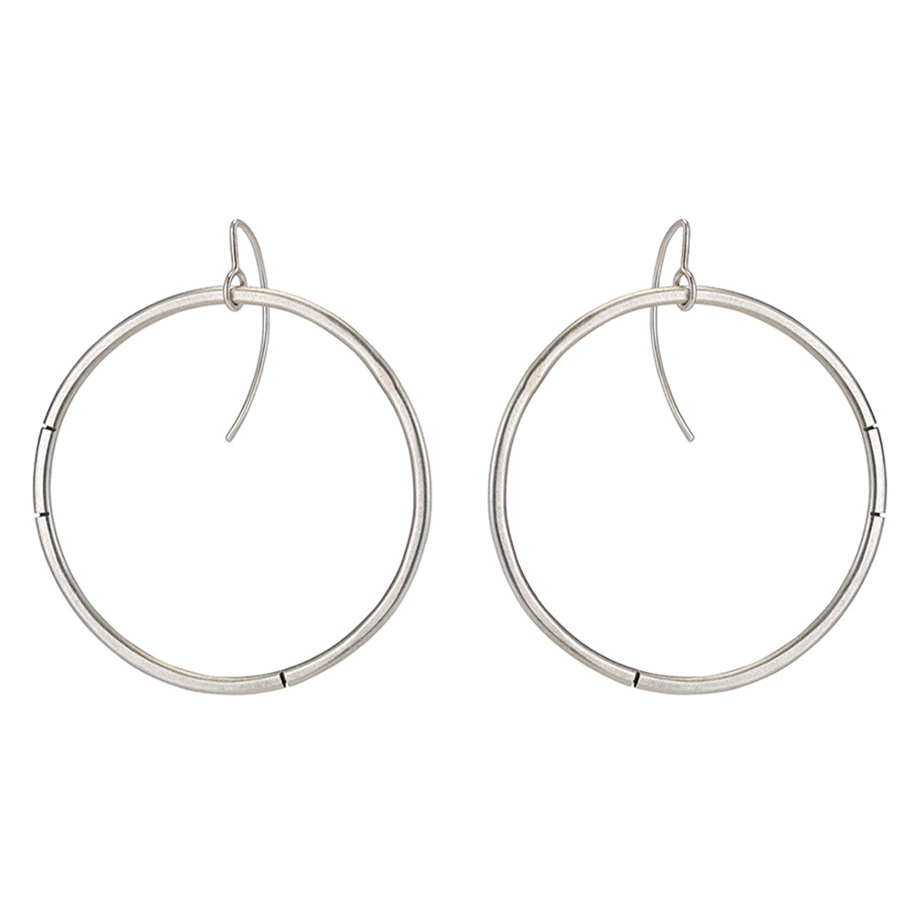 Dillard's Tailored Thick Wire Hoop Sensitive Earrings