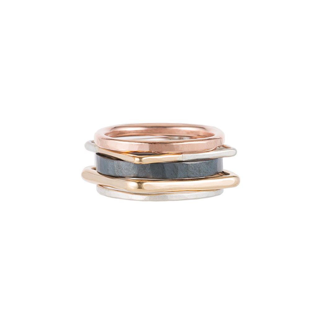 Resin ring – handmade chunky square ring – Splurg'd Studio